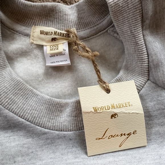 World Market ash comfy sweater one size - Picture 3 of 4